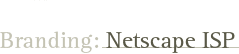 Netscape Internet Service Provider