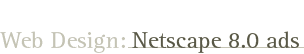 Netscape 8.0 Advertisements